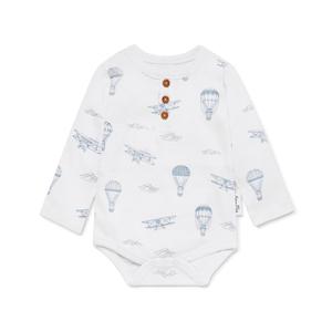 A&O Air Balloon Henley Onesie (White)
