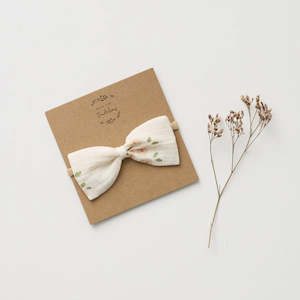 Gift Ideas For New Baby: OTD Muslin Bow Headband (Daisy)