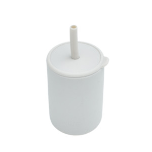 Petite Eats: Petite Eats Smoothie Cup with Straw (Overcast)