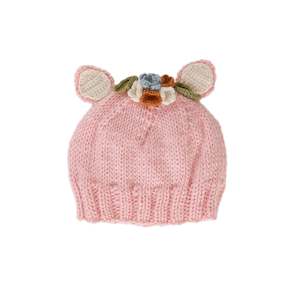 Acorn Bunny Bouquet Beanie (Pink)