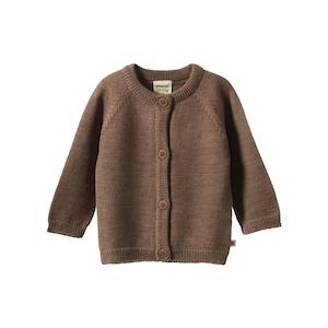 Nature Baby Merino Knit Cardigan (Cub Marl)