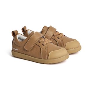 Sale Footwear: Pretty Brave First Walker Boston Sneaker (Tan)