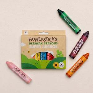 Honey Sticks: Honey Sticks Beeswax Crayons Super Jumbos (7pk)
