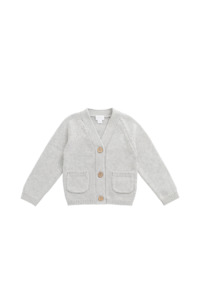 Jamie Kay Franco Cardigan (Light Grey Marle) - Boys