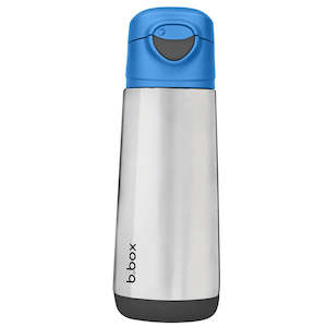 b.box Insulated Sport Spout Drink Bottle 500ml (Blue Slate)
