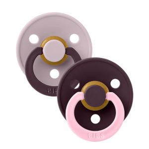 Bibs Dummy Two Pack Studio Colour Fusion (Dusky Lilac Plum Mix)