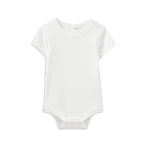 Milky Baby: Milky Baby White Rib Bubbysuit