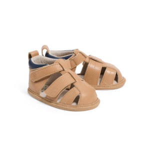 Pretty Brave Levi Baby Sandal (Tan)