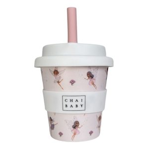 Chai Baby Reusable Babyccino Cup (Pink Fairy)