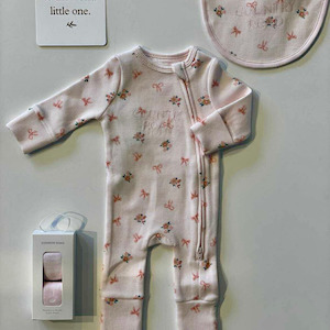 Clothing 1: Country Road Waffle Jumpsuit (Pink Floral)