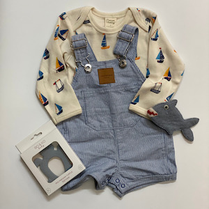 Clothing 1: Country Road Railroad Overalls (Slate Blue)