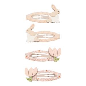 Mimi & Lula Bunny & Flower Clips (Pink Multi)