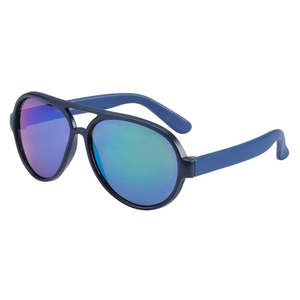 Frankie Ray Pilot Toddler Sunglasses (Matte Blue)