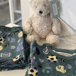 Country Road Ball Sport PJ Set (Pine Green)