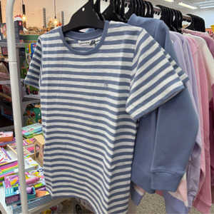 Country Road Stripe T-Shirt (Slate Blue Stripe)