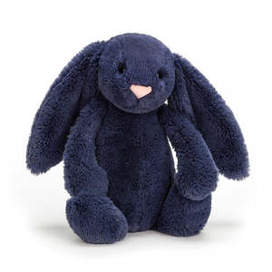 Easter: Jellycat Bashful Bunny (Medium Navy)