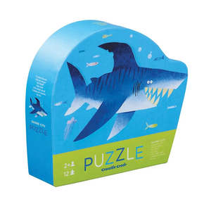 Gift Ideas For Pre Schoolers: Croc Creek Mini Puzzle (12 Pce) Shark City