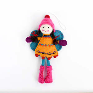 Gift Ideas For Pre Schoolers: Tara Treasures Felt Fairy (Yellow Dress)