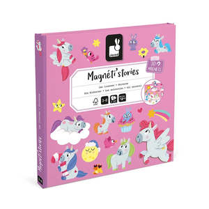Gift Ideas For Pre Schoolers: Janod Magnetic Activity Stories Kit (Unicorns)