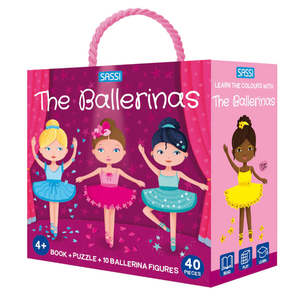 Sassi: Sassi 3D Puzzle & Book Set (The Ballerinas)