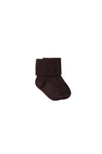 Clothing Toddler Accessories: Jamie Kay Classic Rib Socks (Wolf)
