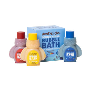 Honey Sticks Colour Mixing Bubble Bath 3pk