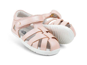 Sale Footwear: Bobux Step Up Tropicana II Sandal (Seashell Shimmer)