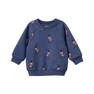 Nature Baby Emerson Sweater (Best Friend Indigo Print)