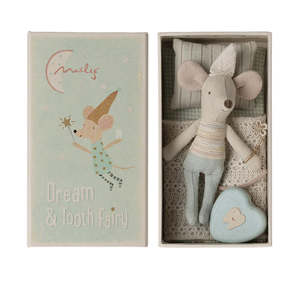 Maileg Tooth Fairy Mouse Little Brother in Box