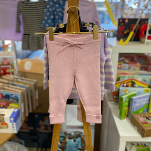 Clothing Baby Bottoms: Country Road Rib Knit Legging (Mineral Pink)
