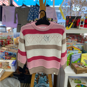 Country Road Striped Textured Knit (Multicolour)