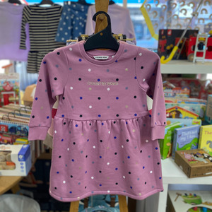 Clothing Girls Jumpers Sweats: Country Road Star Sweat Dress (Berry) - Girls