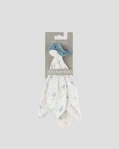 Gift Ideas For New Baby: Little Linen Lovie/Comforter (Wally the Whale)