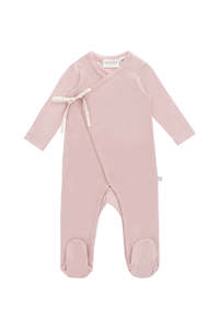 Merino Kids: Merino Kids Wrap Onepiece (Cloud Pink)