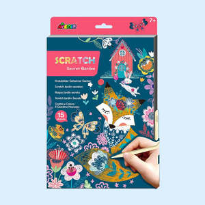 Gift Ideas For 7 Years: Avenir A4 Scratch Book (Secret Garden)