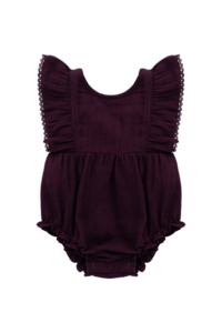 Clothing Baby Playsuits Rompers: Jamie Kay Organic Cotton Muslin Beatrice Playsuit (Fig)