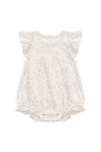 Jamie Kay Organic Cotton Adrienne Playsuit (Posy Milk)