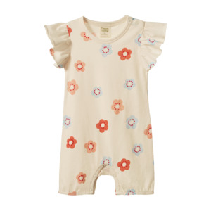 Nature Baby Tilly Suit (Flora Stamp Print)