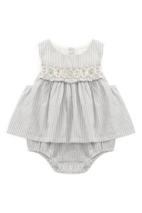 Jamie Kay Organic Cotton Gracen Playsuit (Harbour Stripe)