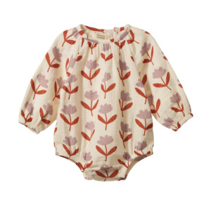 Nature Baby Meadow Bodysuit (Fleurette Print)