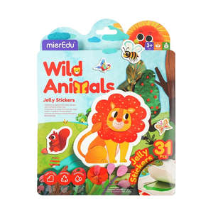 Mieredu: Mier Edu Jelly Stickers (Wild Animals)