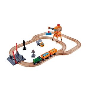 Gift Ideas For Pre Schoolers: Hape Crossing & Crane Set