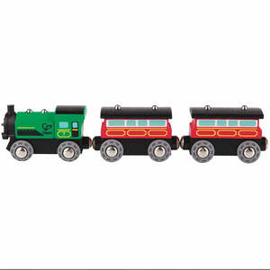 Gift Ideas For Pre Schoolers: Hape Train Steam-Era Passenger Train