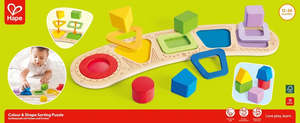 Gift Ideas For Toddlers: Hape Colour & Shape Sorting Puzzle