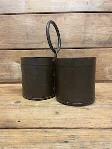 Iron 2 Pot Vege Holder