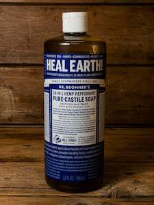 Toys 1: Dr Bronner Peppermint Liquid Soap 1L