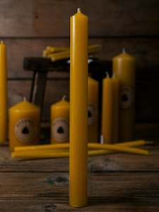 Beeswax Candles: Beeswax Candle - 240mm