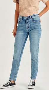 Straight Leg: INDY | Blue Straight Leg Jean