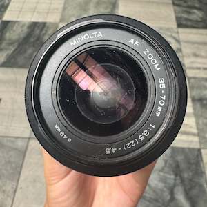 Minolta A Mount: Minolta AF Zoom 35-70mm f/3.5(22)-4.5 Lens