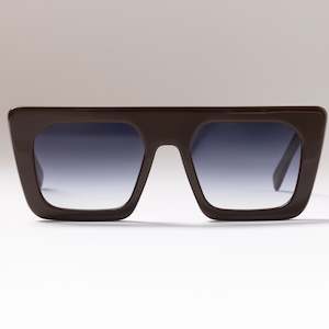Happy To Sit On Your Face Sunglasses: Liberté Cognac